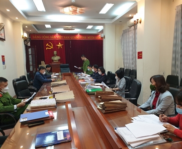 Viện KSND huyện Đông Anh trực tiếp kiểm sát tại Nhà tạm giữ - Công an huyện...